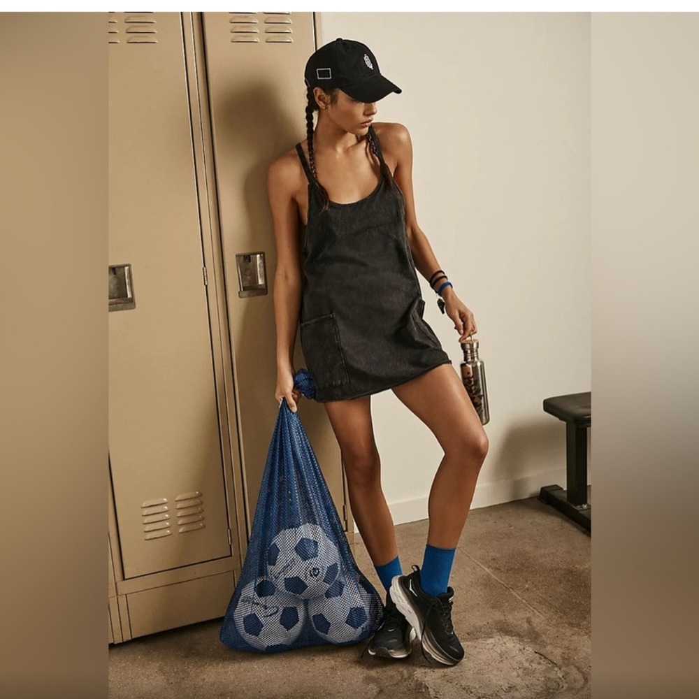 FP Movement by Free People Black Mini Dress